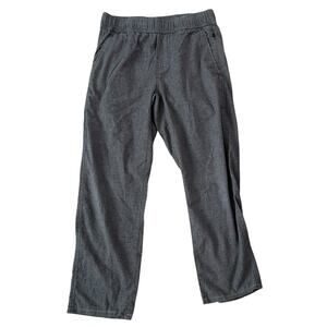 Prana Pants Sutra Hemp Blend Womens XS Gray Elastic Waist Boho Granola Earthy